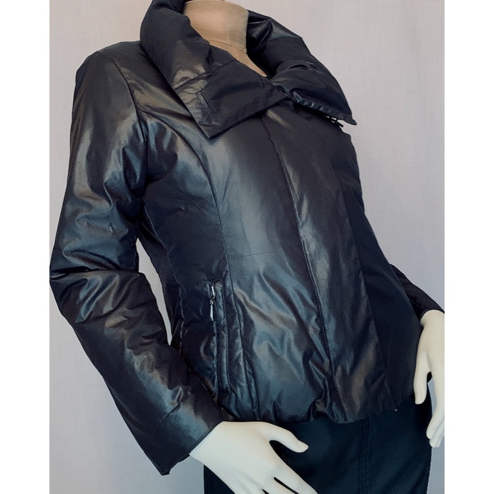 Chico's Nwot Black Down Jacket 8 - image 5